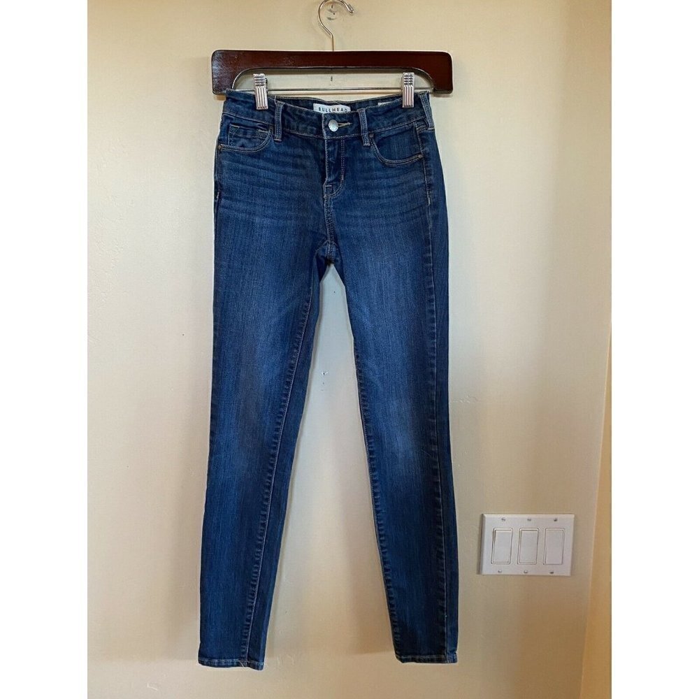 Bullhead Denim Jeans - Mid-Rise Skinniest Size 23